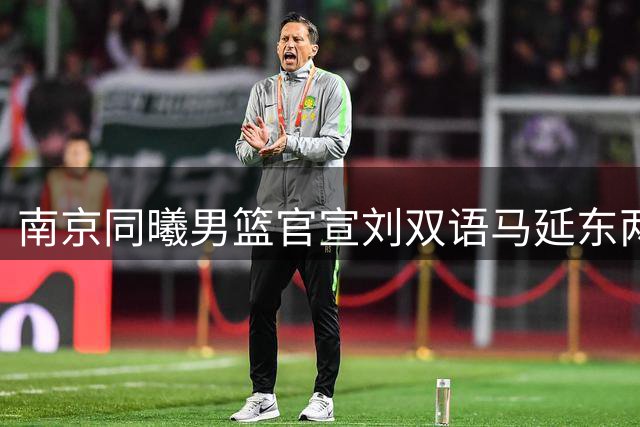 南京同曦男篮官宣刘双语马延东两位新援加盟
